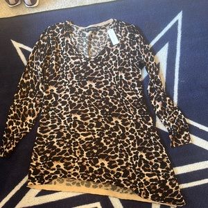 Cheetah Long Sleeve Top